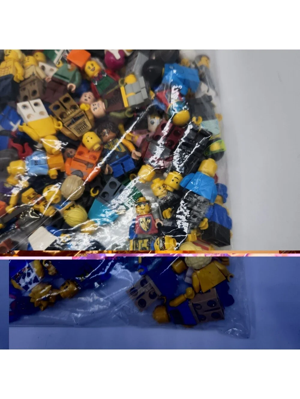 LEGO Minifigure Lot 85+ Genuine Star Wars Simpsons Police Heads Parts Bulk Mix